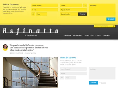 Home Refinatto Handrails home ui web yellow