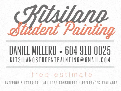 My friend, Dan the painter! v2 300ppi painter photoshop print reduced type typography