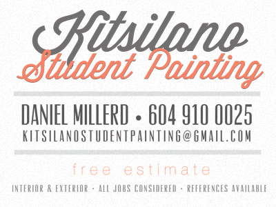 My friend, Dan the painter! v2 300ppi painter photoshop print reduced type typography