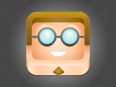 iOS icon branding face home screen icon illustrator ios ipad iphone ipod touch