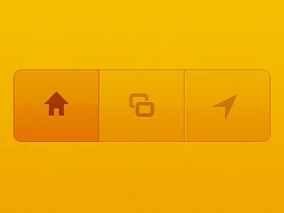 Oversized Icon Nav icon nav navigation orange oversized