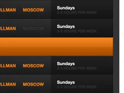 ...You Get To Serve lighting orange ui web website