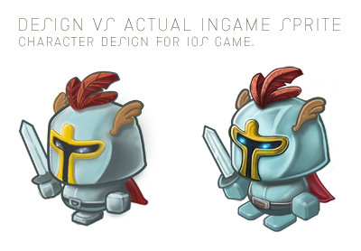 Dribblekinght character design game illustration ios