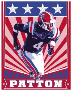 Patton football poster sports