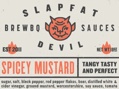 Slapfat Devil Brewbq Sauces bbq beer brew devil feerer ryan sauce