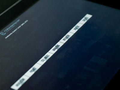 CG portfolio iPad app app application button dark ipad photos portfolio