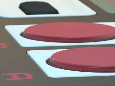 Nes Controller 3d controller nes