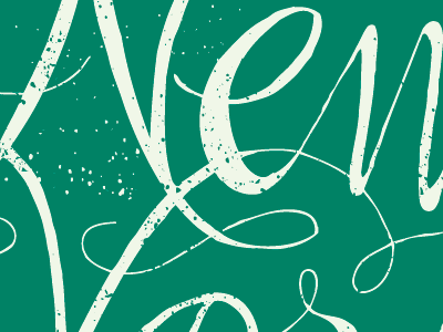 NY illustration lettering new york nyc typography