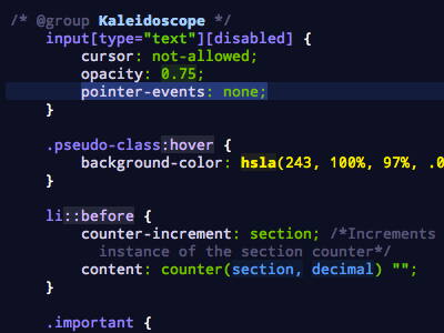 Kaleidoscope Espresso theme espresso kaleidoscope theme
