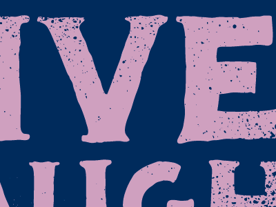 Happy Accident texture type typography