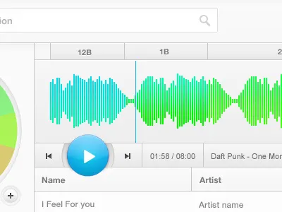 Mk5 Final blue dj green music play software sound wave white