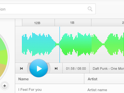 Mk5 Final blue dj green music play software sound wave white