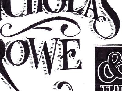 owe draft lettering prismacolors