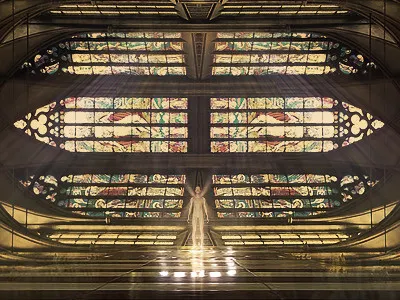 HUMAN RACE cathedral da fantasy human leonardo photoshop race style vinci