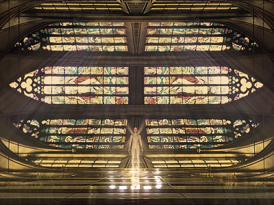 HUMAN RACE cathedral da fantasy human leonardo photoshop race style vinci