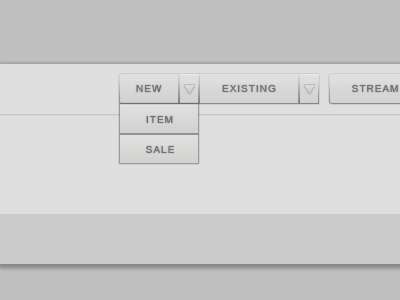 Haggl.Me Menu UI interface layout menu ui