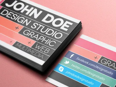 Creative Business Card Template (Freebie) business card creative modern