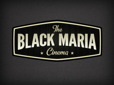 The Black Maria cinema blackmaria cinema logo