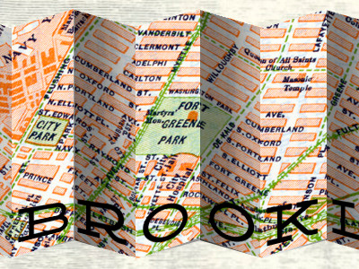 Brooklyn brooklyn deming folded layer tennis map topography