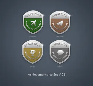 Badges achievements badges ui