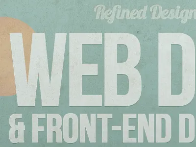 Sneak peek at redesign v3 drop shadow letterpress redesign rustic texture typography