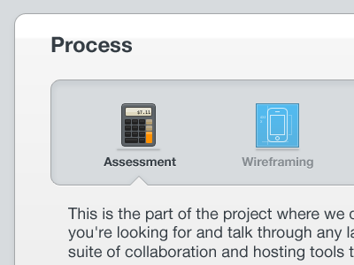 Process ui web
