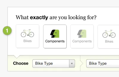 First Step of a Form form