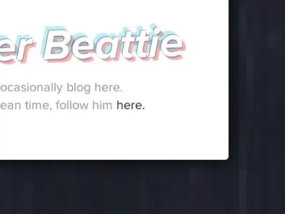 Back in the game blog holding page nova obeattie proxima typography