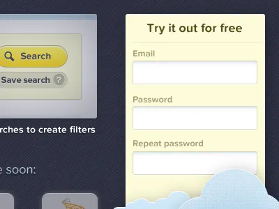 Try It Out! cloud fields form proxima nova soft