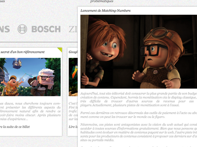 Website agency. agency blog bosh client home home page hover page pixar up web website