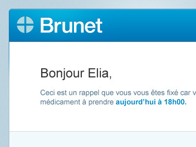 Brunet - Email Template email interface layout ui