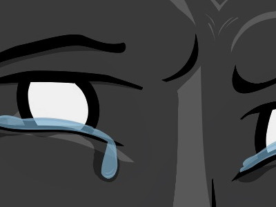Sad Batman adobe ideas batman dark night illustration ipad tears