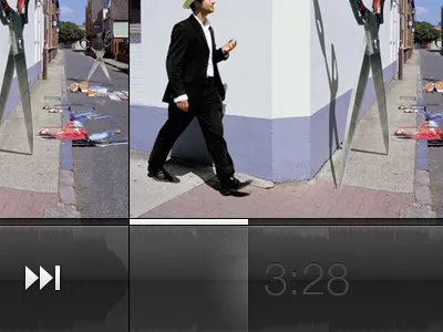 Timeline + Scrubbing in progress ios music scrubbing twisted ui waveform