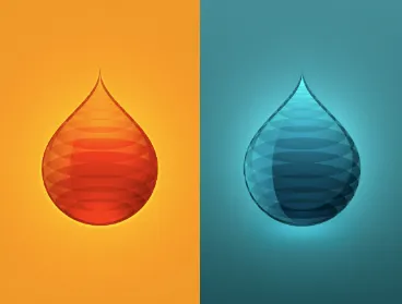 Wich drop? color drop fuel gas gasoline oil