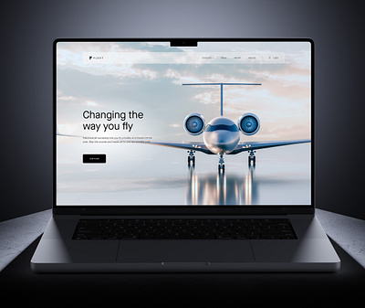 Fleet™ - Brand and web case study aviation brand identity branding clean design logo luxury minimal modern private jet product design typography ui ux web web design website