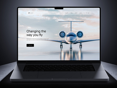 Fleet™ - Brand and web case study aviation brand identity branding clean design logo luxury minimal modern private jet product design typography ui ux web web design website