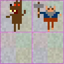 Spriting Background @ 400% 8 bit 8bit art background create draw game pixel sprite spriting technique tool videogame