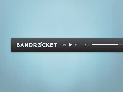 Audio player... audio elastik layout music player ui