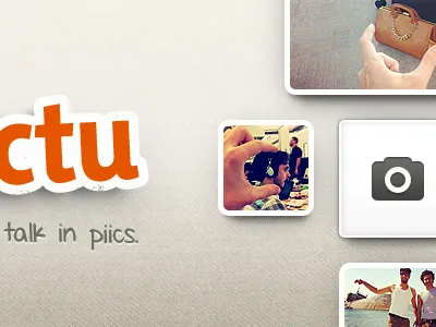 Piictu iTunes Artwork banner itunes photoapp piictu promo texture