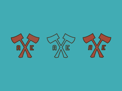 Axe (Rebound) arborist blade cut fire hatchet illustration logo lost type ranger tool tree