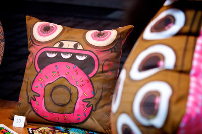 Donuts bishopparigo coussin donuts exposition strasbourg