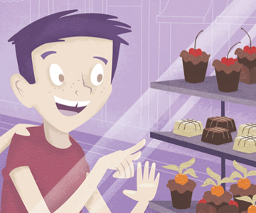 chocolate chocolate illustration