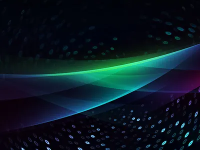 Orbital abstract bokeh dots glow green orbital perfecthue rainbow spectrum wallpaper wave