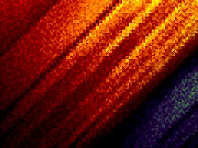 Trio Hot, Cool and Cold wallpaper, final ios ipad iphone retina triangles wallpaper