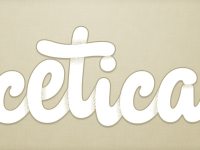 Logo for Secret Project brown dissolve logo logotype script secret project sherbet tan texture white
