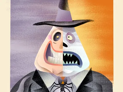 The Mayor illustration mayor nightmare before christmas textures