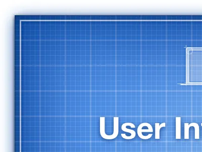 Blueprint Services Page blue blueprint web design