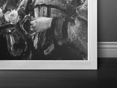 Gallery art blog layout magazine realistic