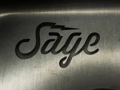 Sage hand lettering lost type modified type