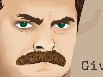 Ron Swanson Wallpaper mesh ron swanson
